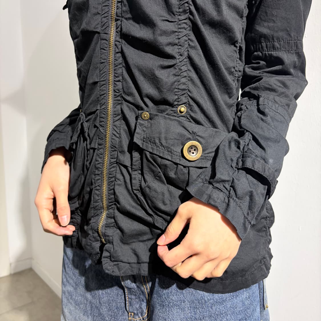y2k 셔링 카고 자켓 상품이미지2