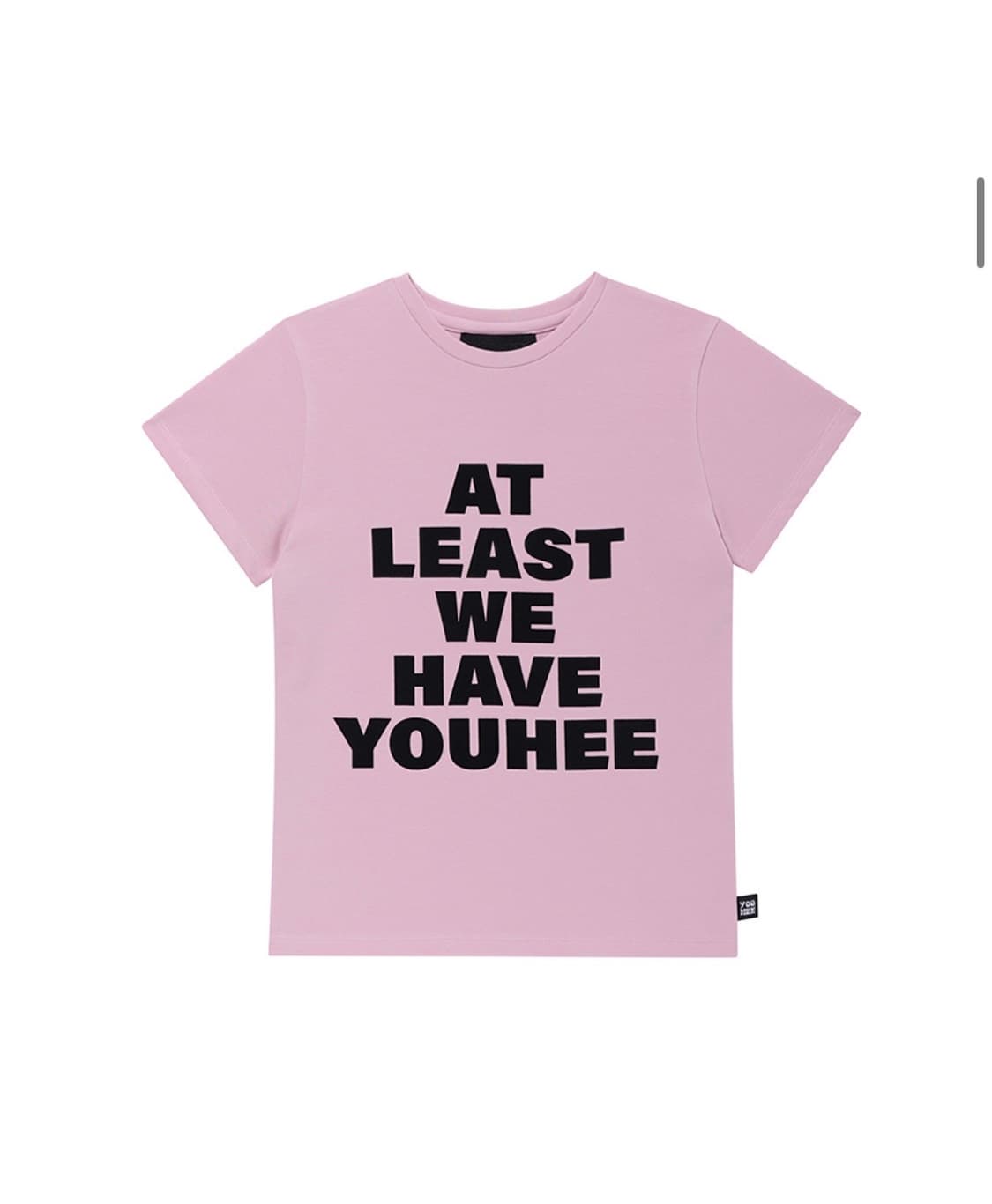 (새상품)유희 레터링 티셔츠 핑크 LETTERING TSHIRT pink 상품이미지1