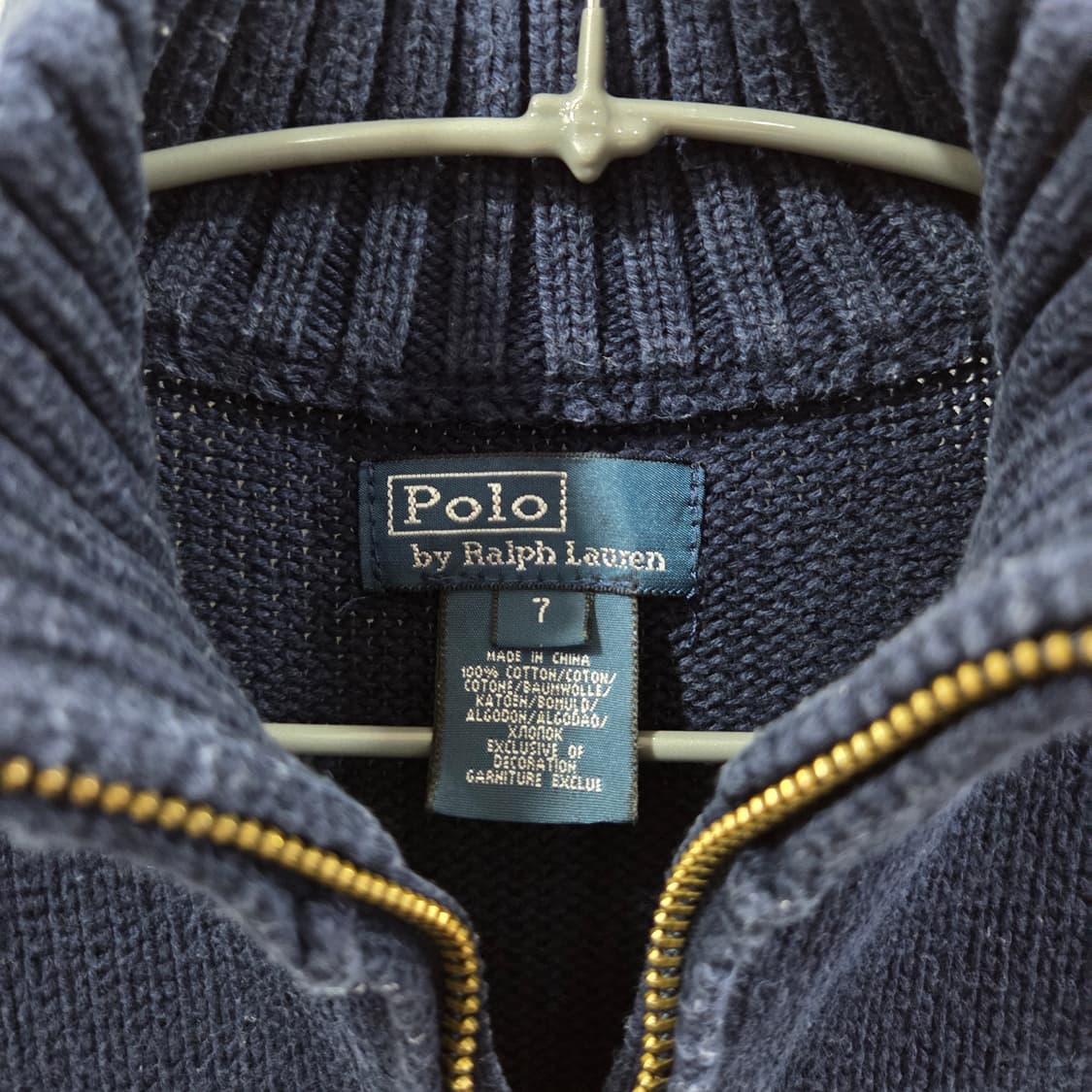 폴로랄프로렌 키즈 하프 니트집업 7 상품이미지3