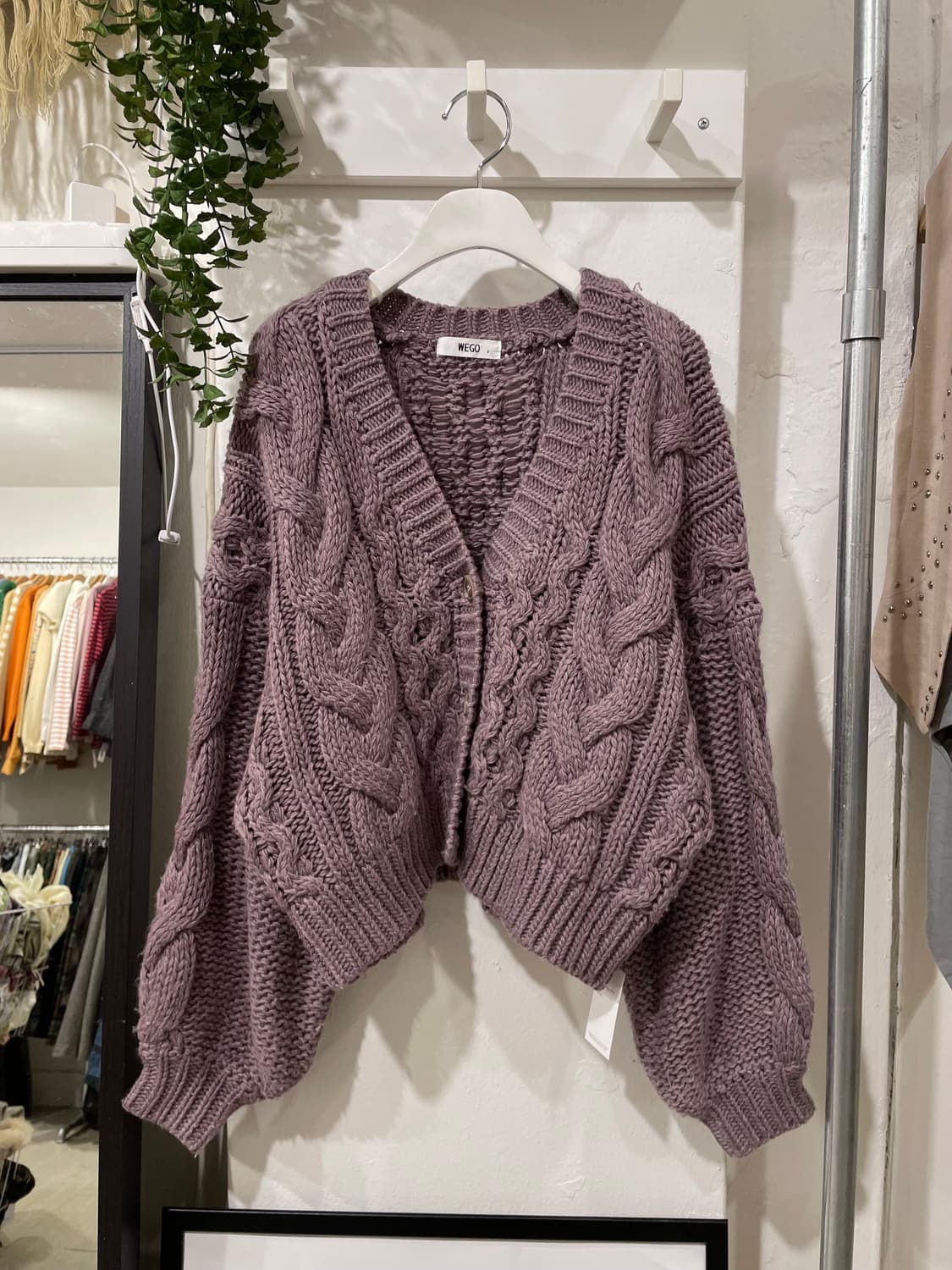 타로밀크티 꽈배기 가디건 상품이미지8