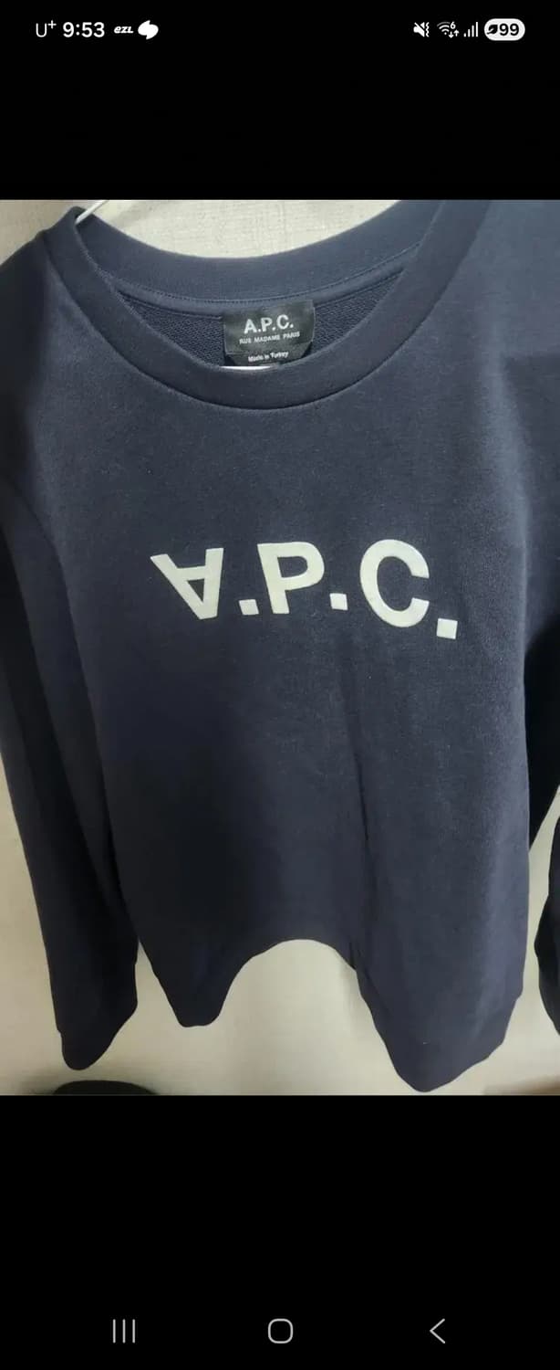 아페쎄 맨투맨 L 상품이미지1