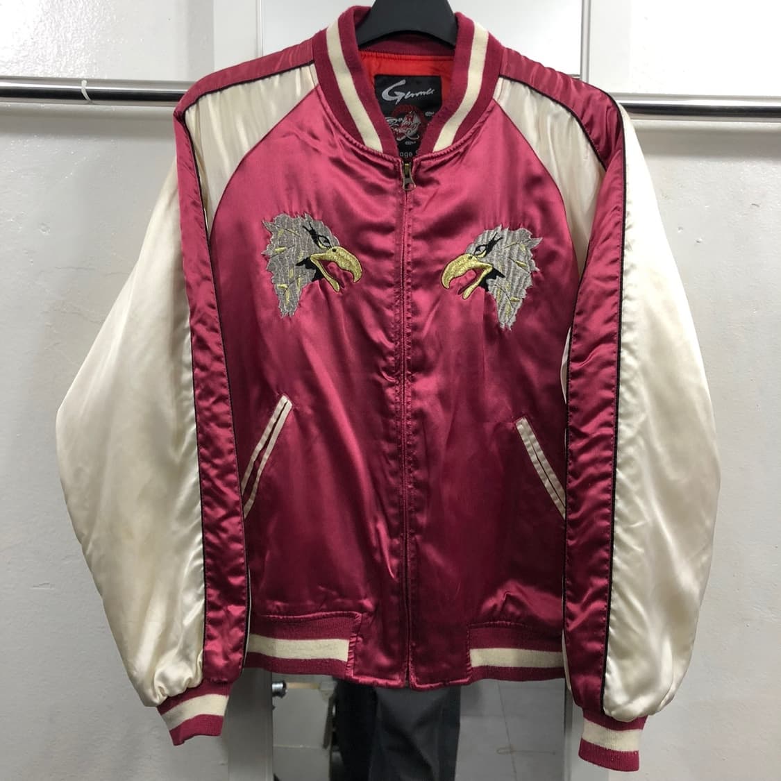 빈티지 사틴 자수 스카쟌 상품이미지2