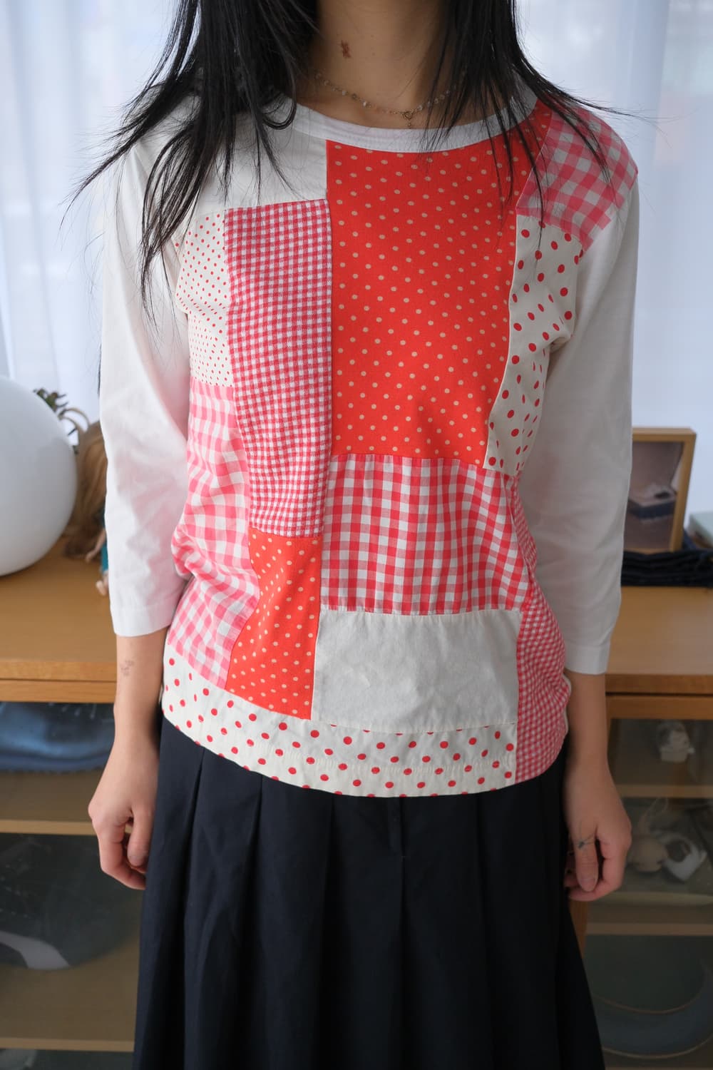 Patchwork top 상품이미지2