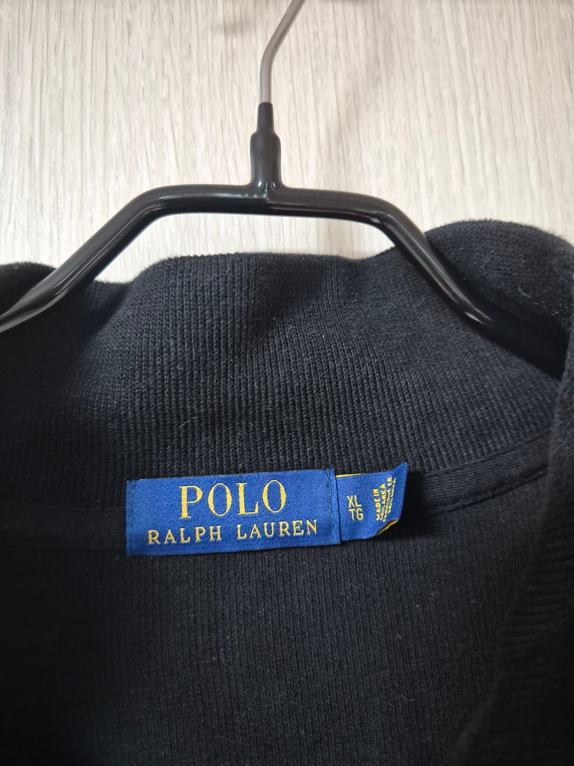 폴로 랄프로렌 블랙 하프넥 니트 긴팔티 XL 상품이미지7