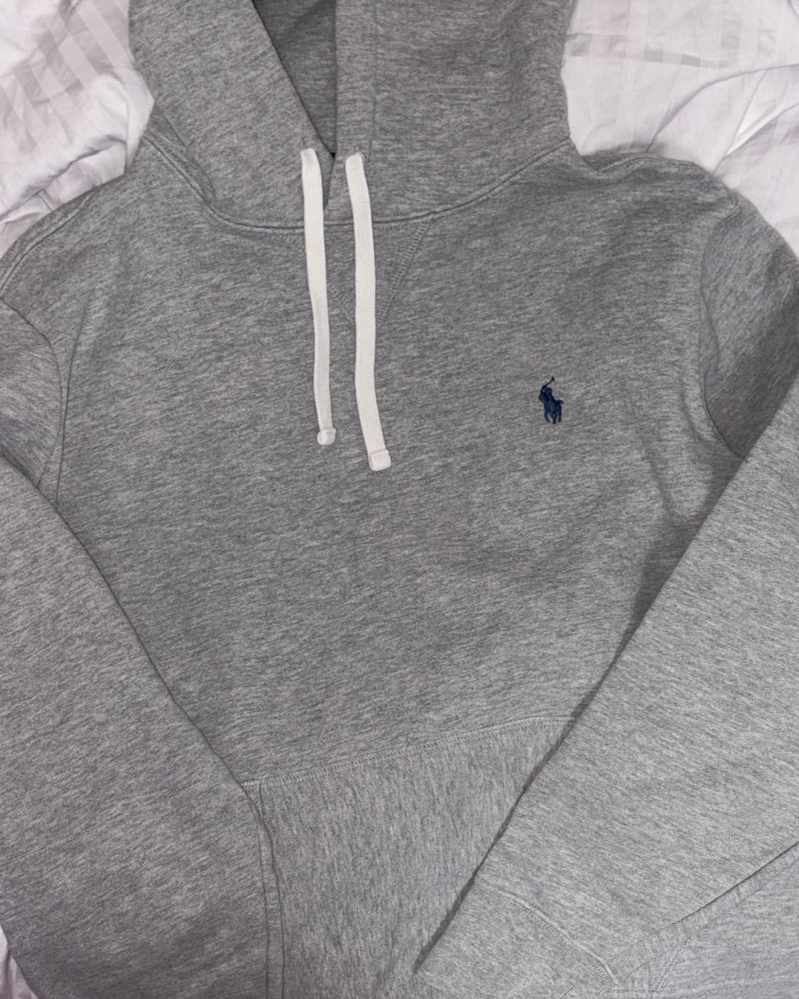 폴로 랄프로렌 기모 그레이 후드티 상품이미지2
