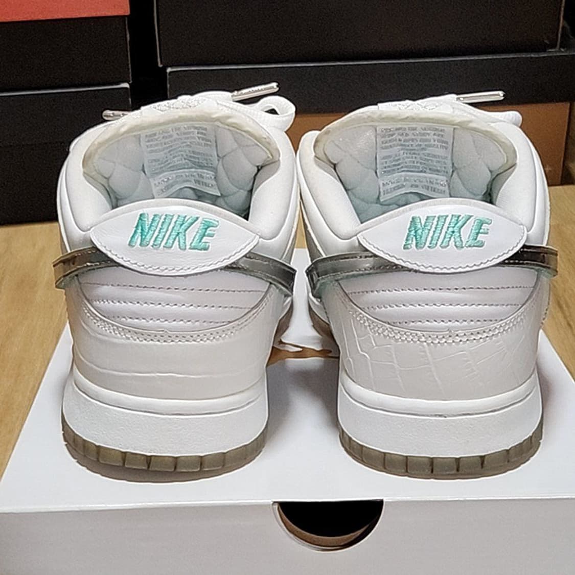 나이키 280 SB 덩크 티파니 화이트 x 다이아몬드서플라이 상품이미지5