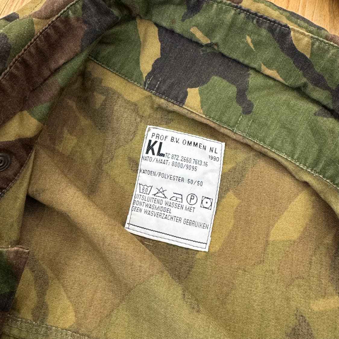 90s 빈티지 네덜란드군 M90 우드랜드 필드 자켓 (L)  상품이미지6