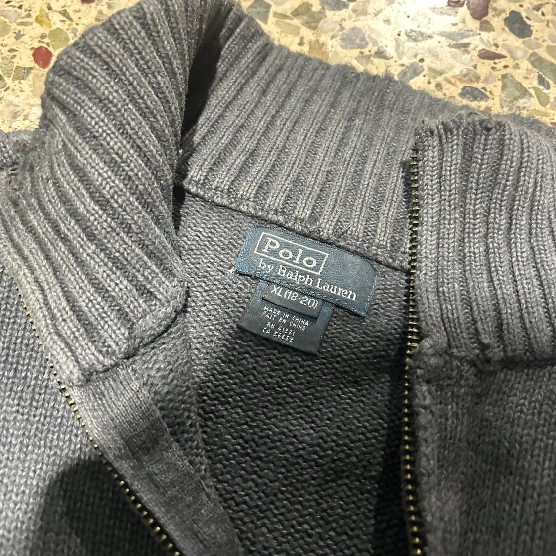 폴로 랄프로렌(POLO RalphLauren) 코튼 반집업 니트 상품이미지5