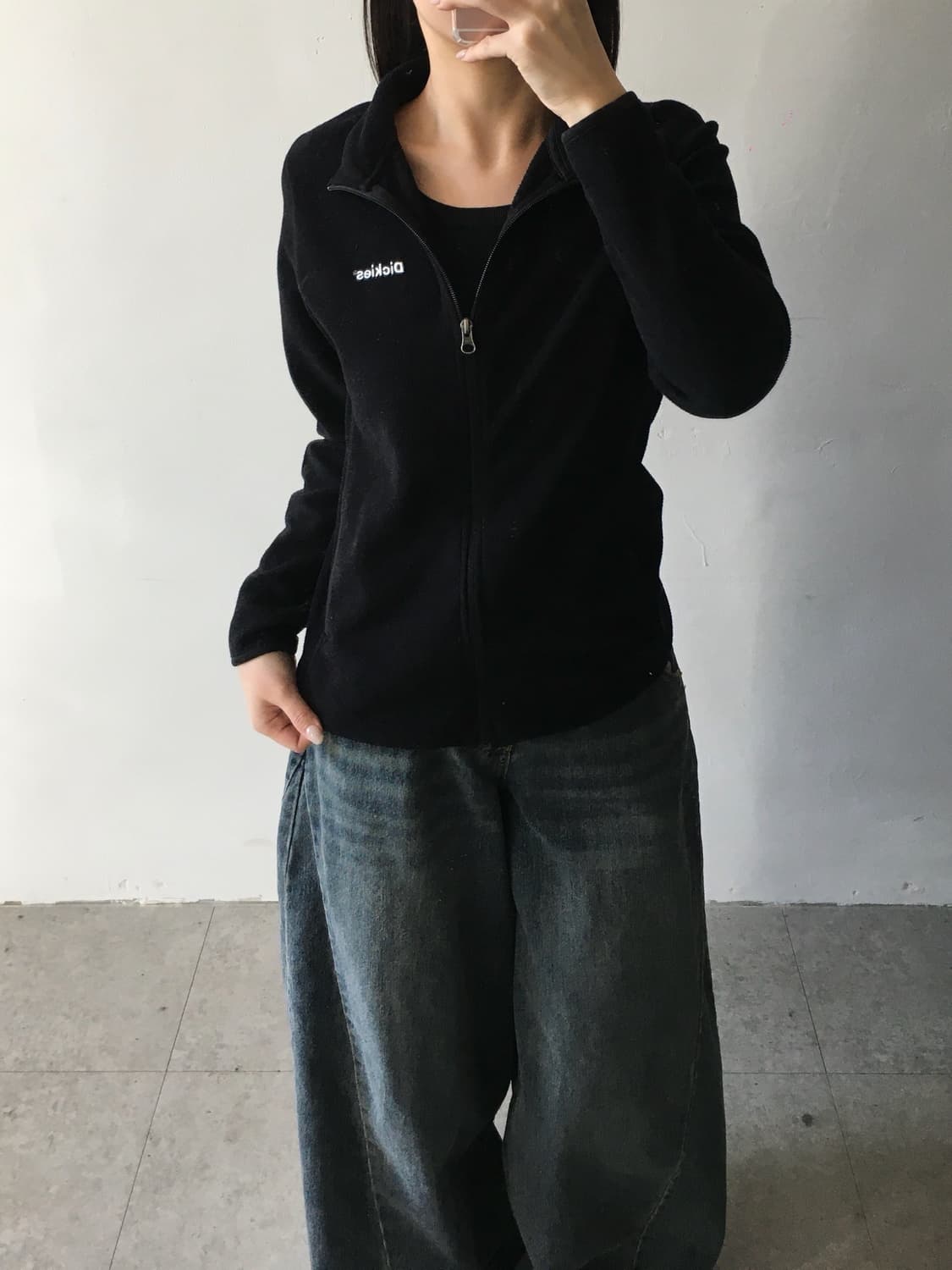 디키즈 로고 후리스 상품이미지1