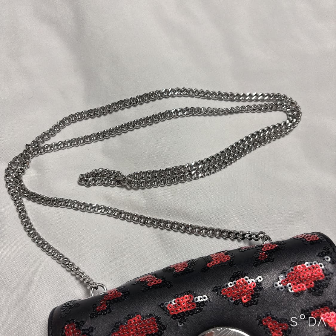 베르수스 베르사체 블랙 레오파드 라 메두사 미니 크로스백 상품이미지10