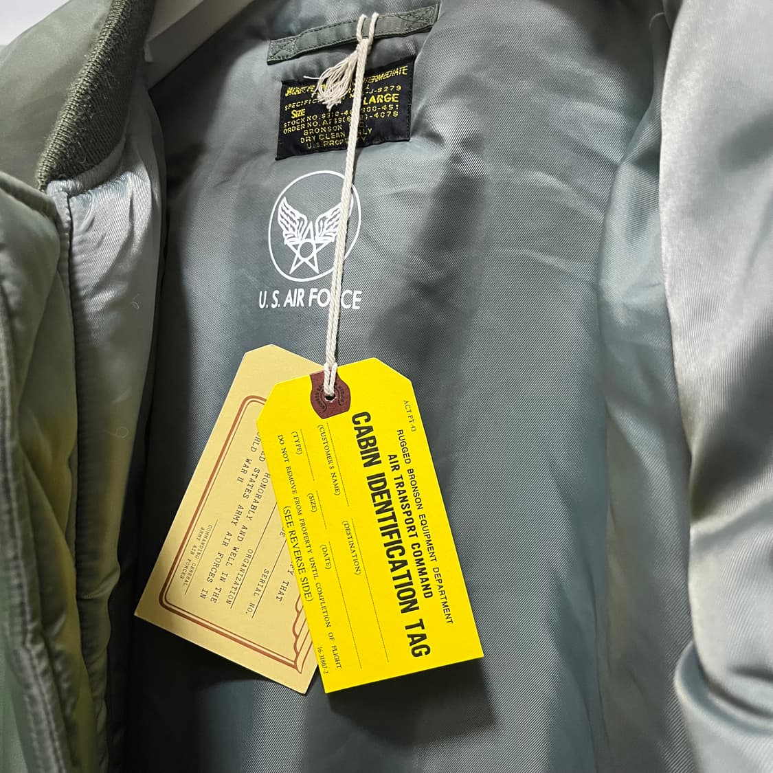 [L] 브론슨 ma-1 (1950s KR ver. Olive) 상품이미지2