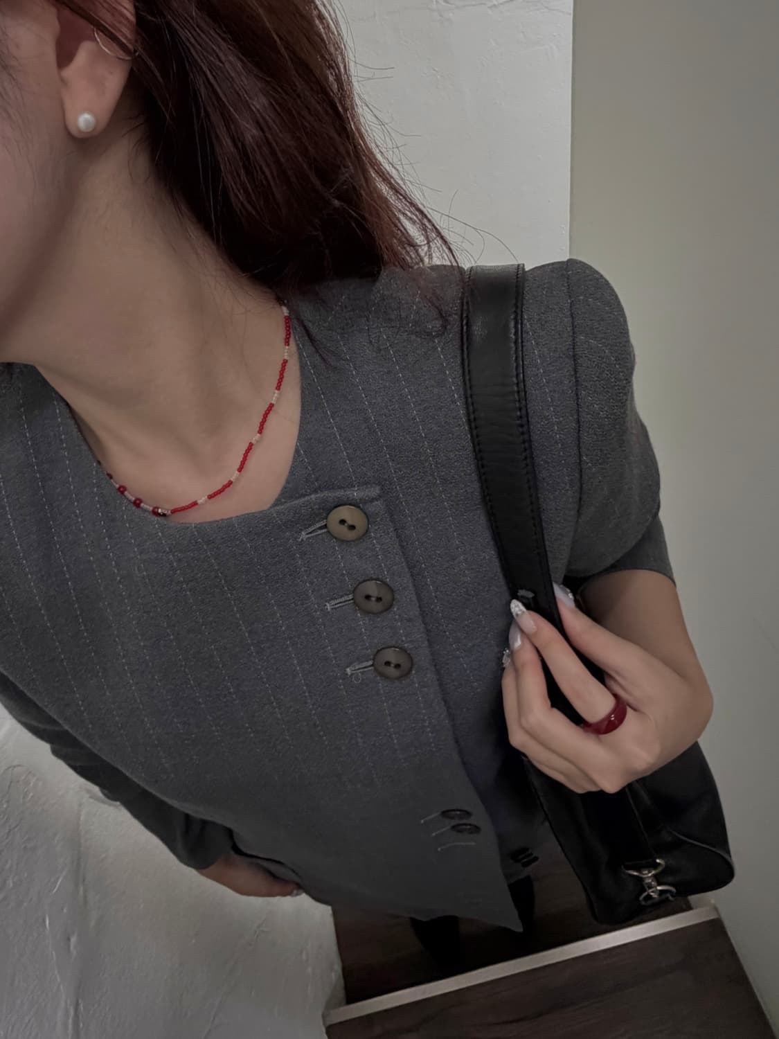 Pierre cardin 그레이 스트라이프 셋업 상품이미지6