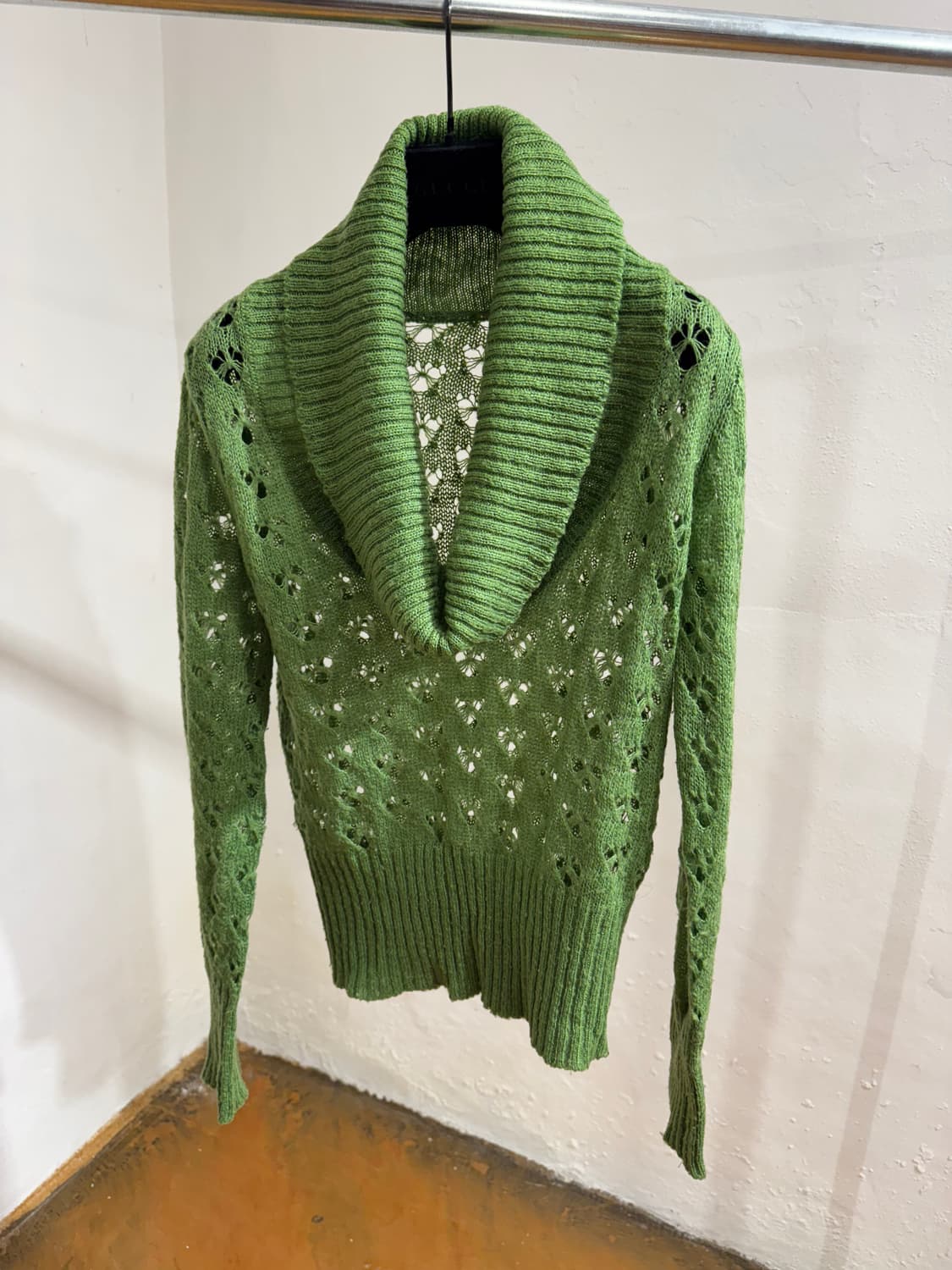 JP) Green lace knit 상품이미지5