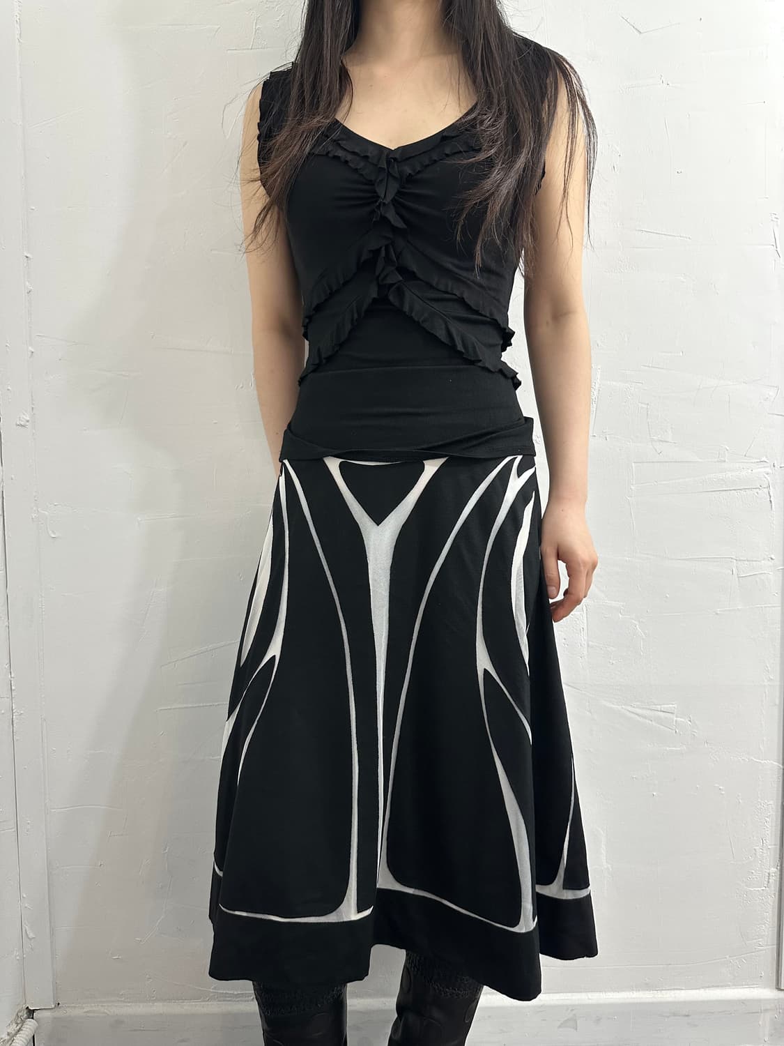 adolfo dominguez design skirt 상품이미지1