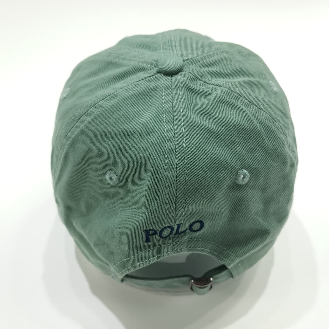 CN873 폴로 랄프로렌 에메랄드그린 블랙 자수 볼캡 모자 상품이미지5