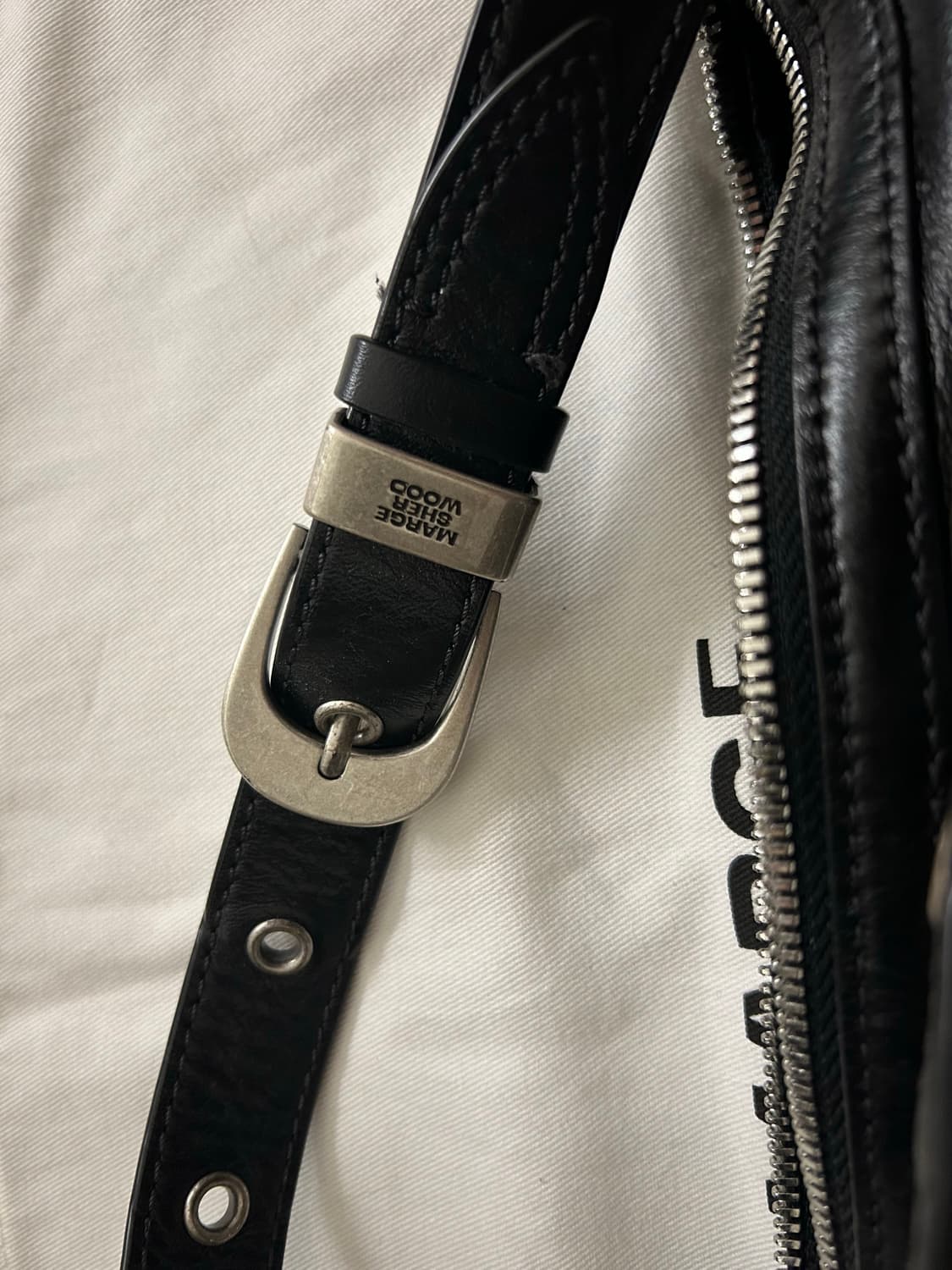 마지셔우드 아웃포켓 호보 미니 블랙 상품이미지8