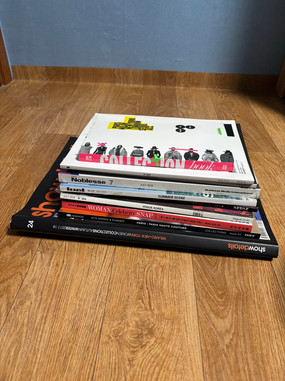 패션 레퍼런스 매거진 서적 일괄 정리(보그,엘르,쇼디테일) 상품이미지1