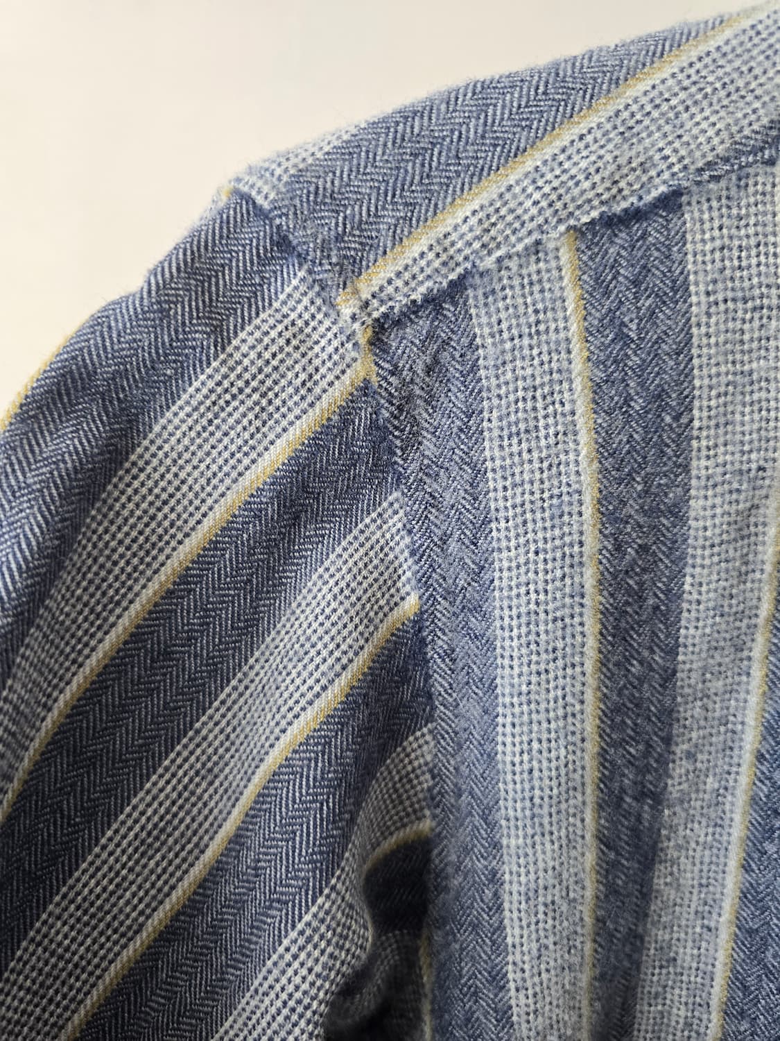 빈티지 울 스트라이프 셔츠 상품이미지4