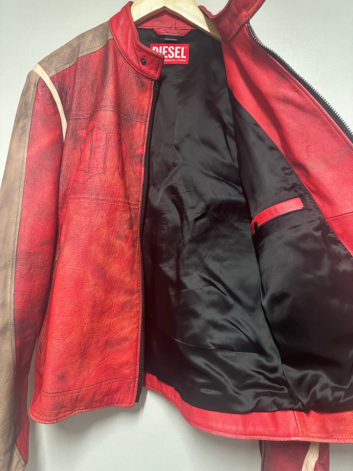 디젤 엘 루샤 레더자켓 상품이미지4