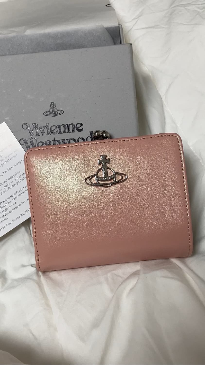 비비안웨스트우드 반지갑 펄 핑크 새상품 상품이미지1