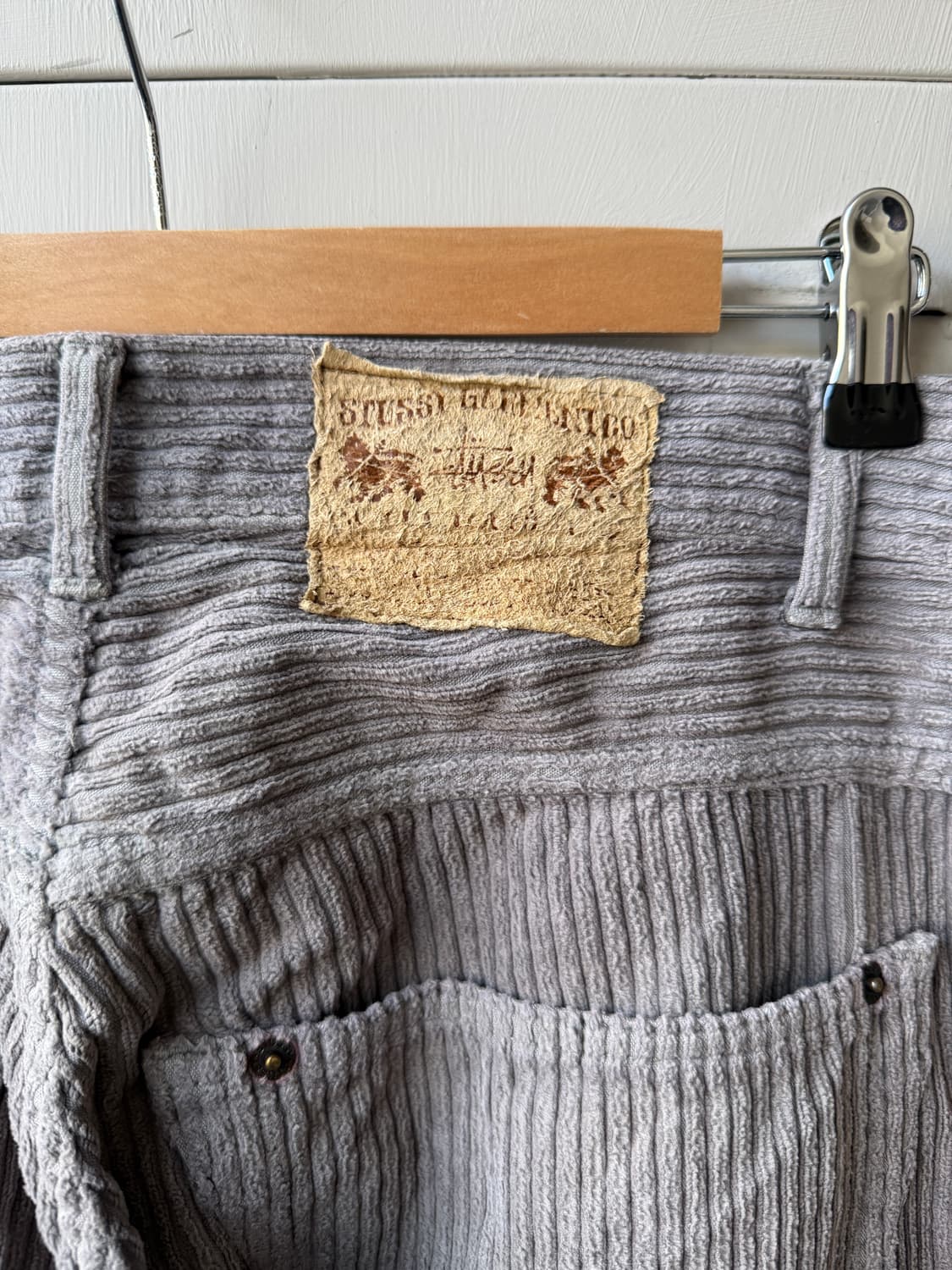 90s 스투시 빅올진 코듀로이 팬츠 34in 상품이미지8