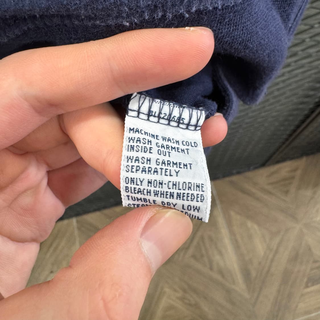 폴로 랄프로렌 집업 자켓 하이넥 레터링 로고 디테일 네이비 상품이미지7
