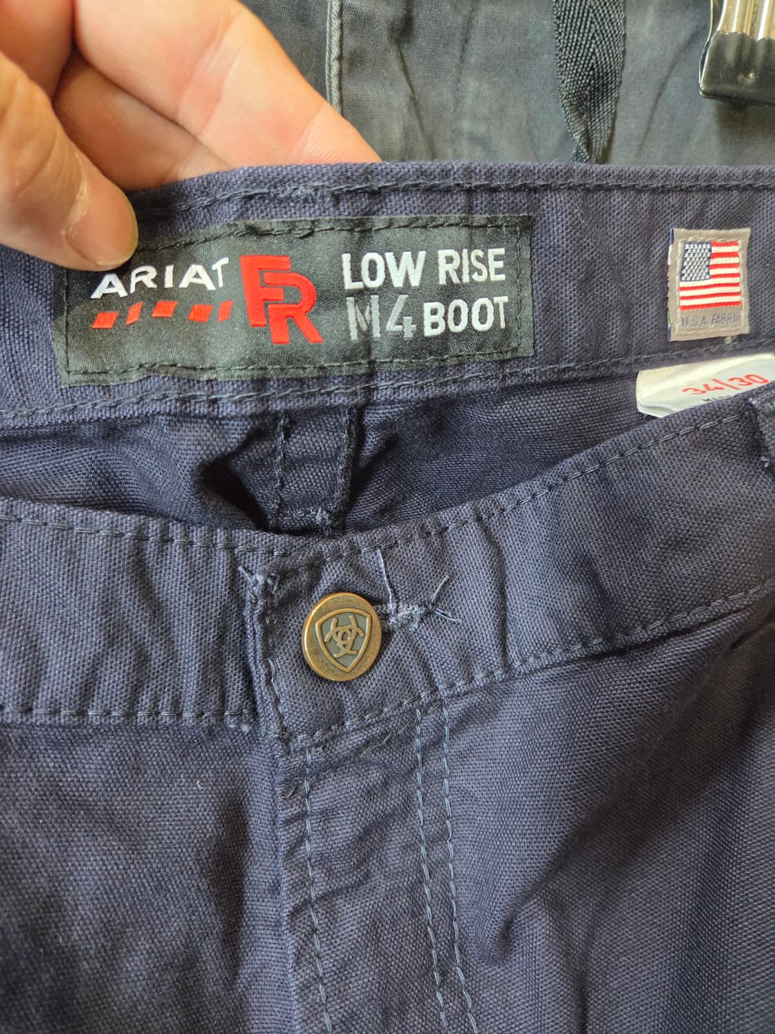 Ariat 워크웨어 코튼 부츠컷팬츠 34 상품이미지5