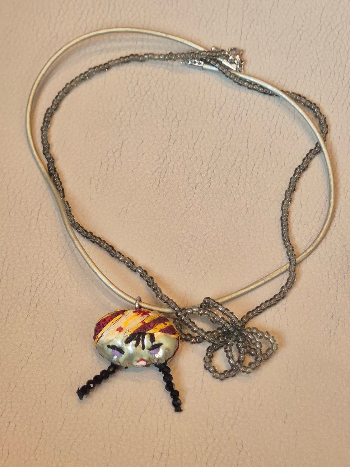 Fabric Doll Necklace 상품이미지1