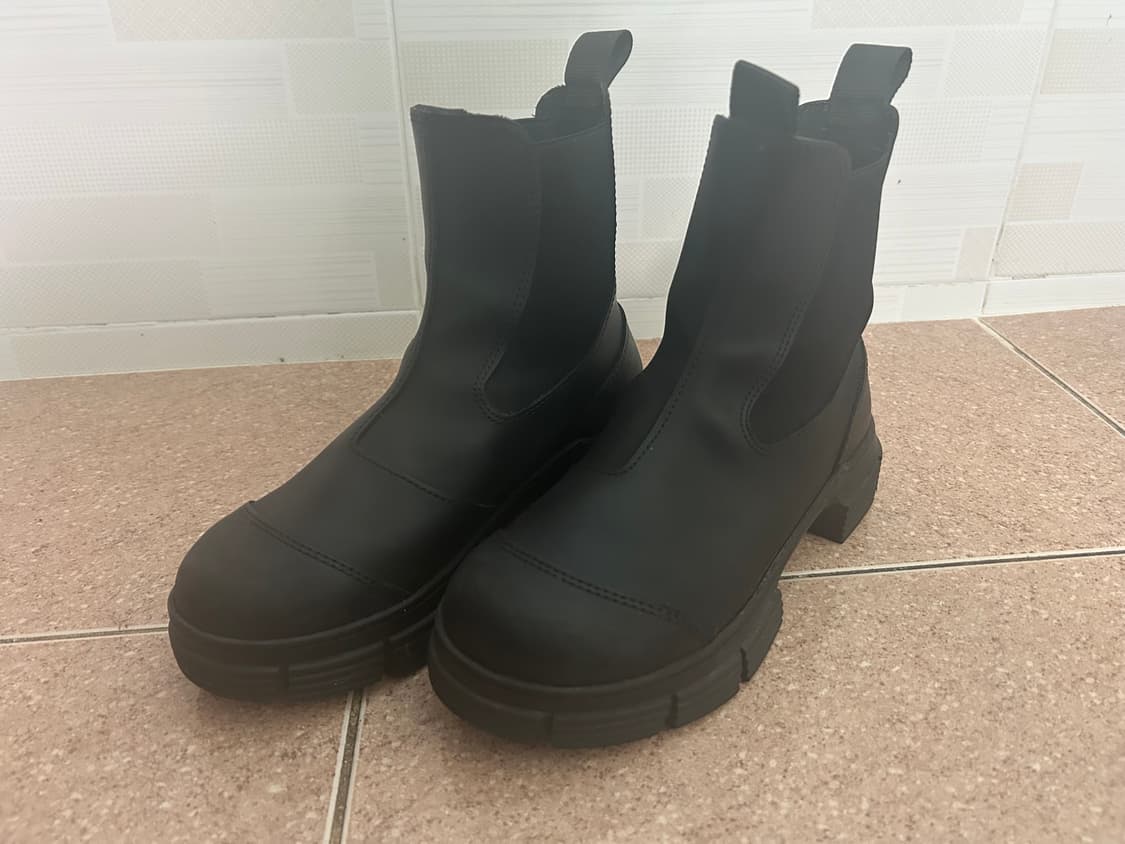 GANNI 가니 리사이클 러버시티 첼시부츠 37 상품이미지2