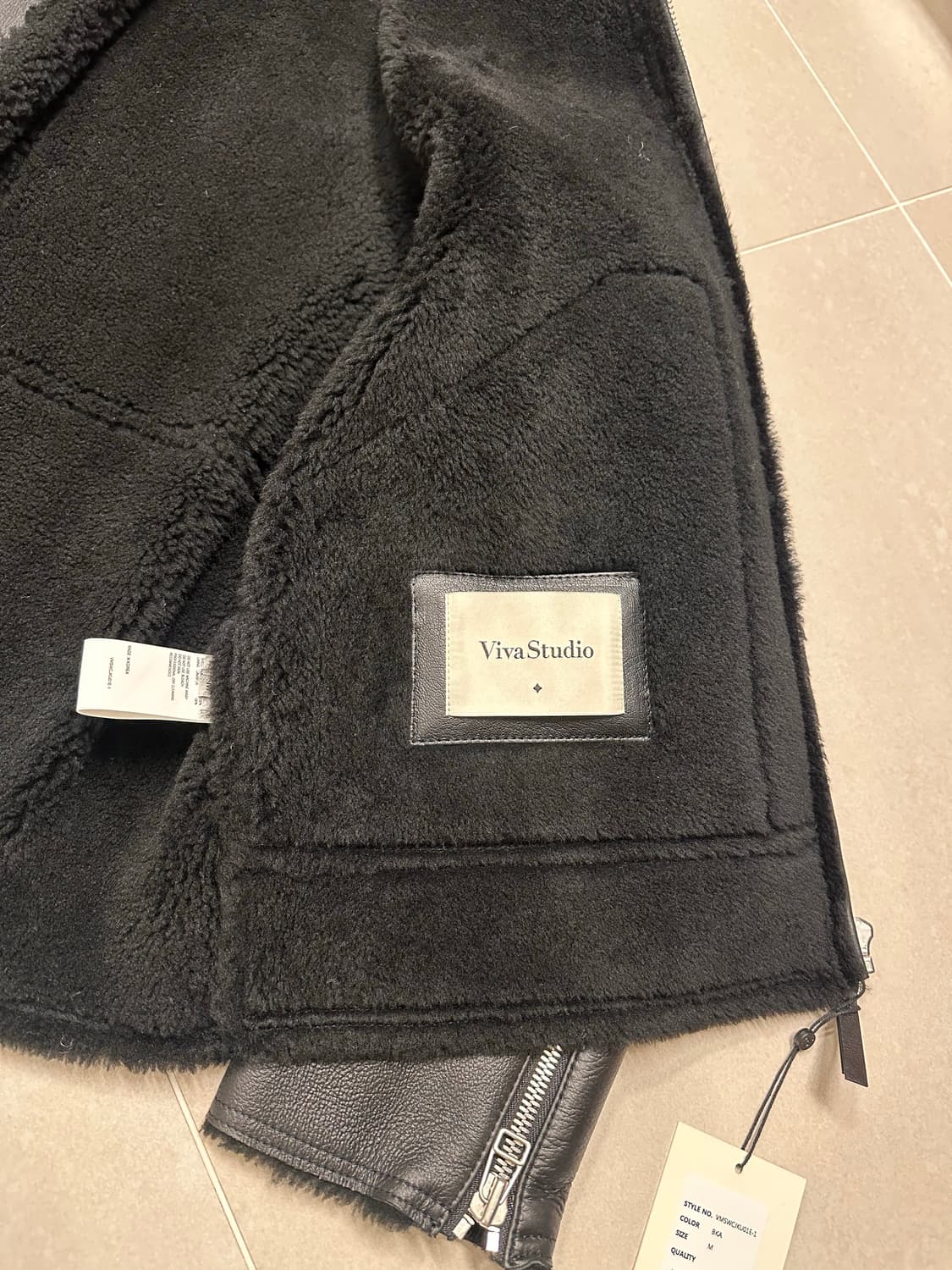 비바스튜디오 24FW 리얼 무스탕 M 상품이미지4