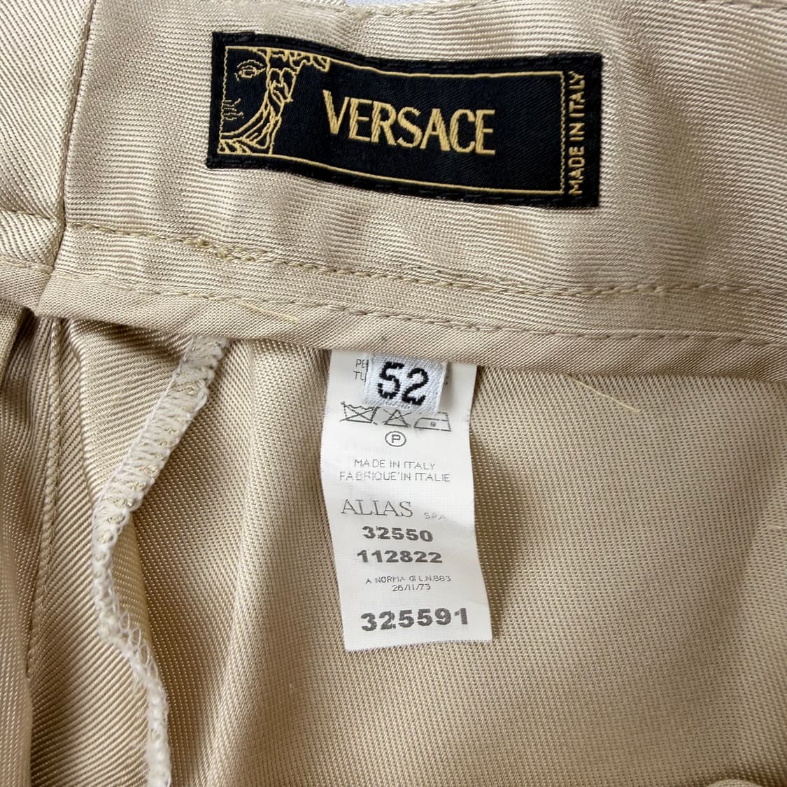 베르사체 실크 혼방 블레이저&하의 셋업 상품이미지7