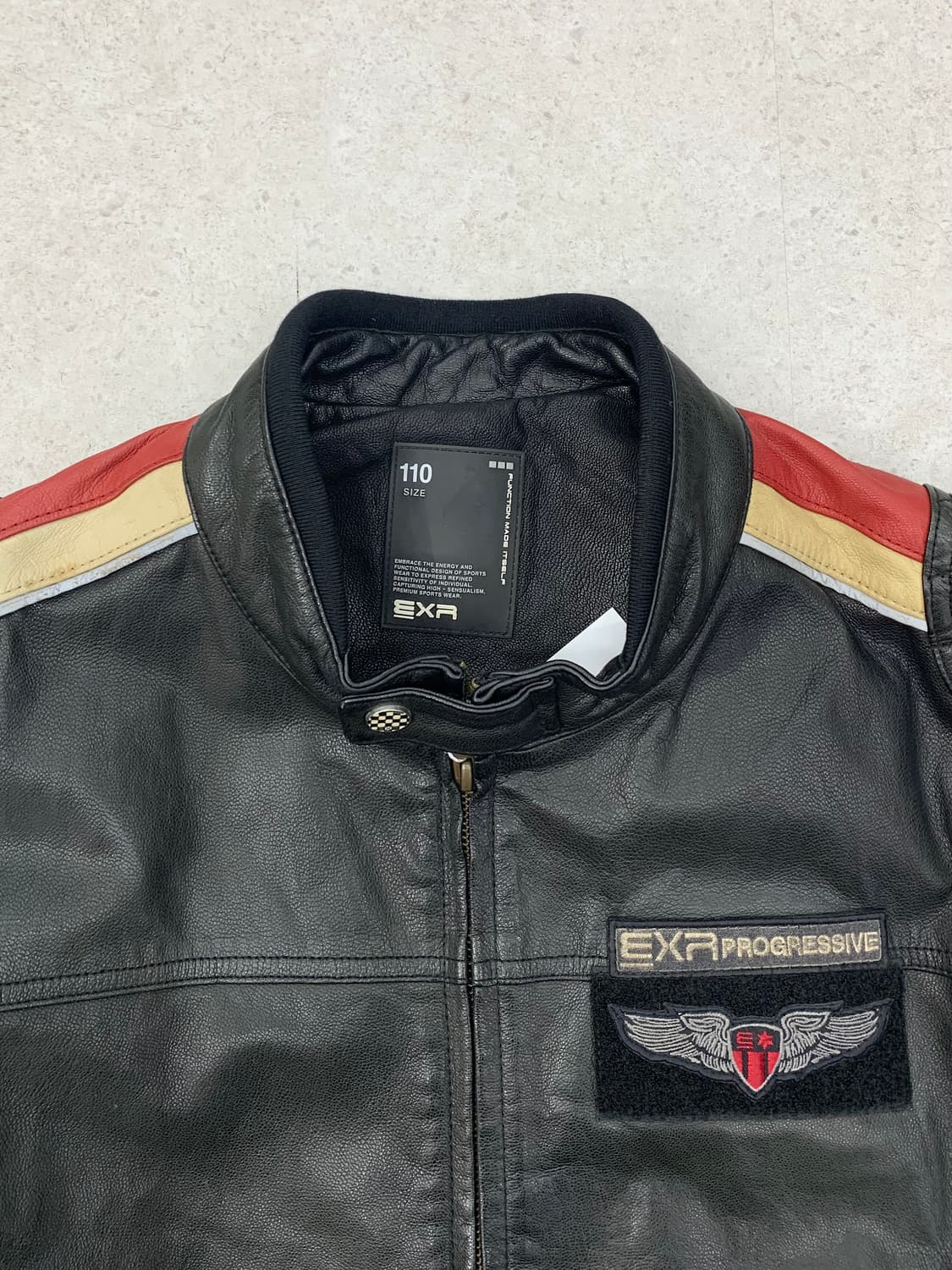 Exr 레이싱레더 자켓 상품이미지3