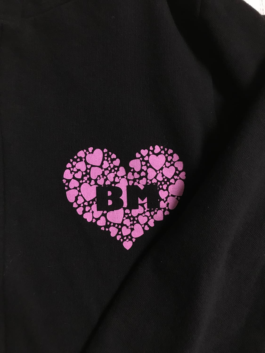 빈티지 하트 페인팅 후드집업 상품이미지4