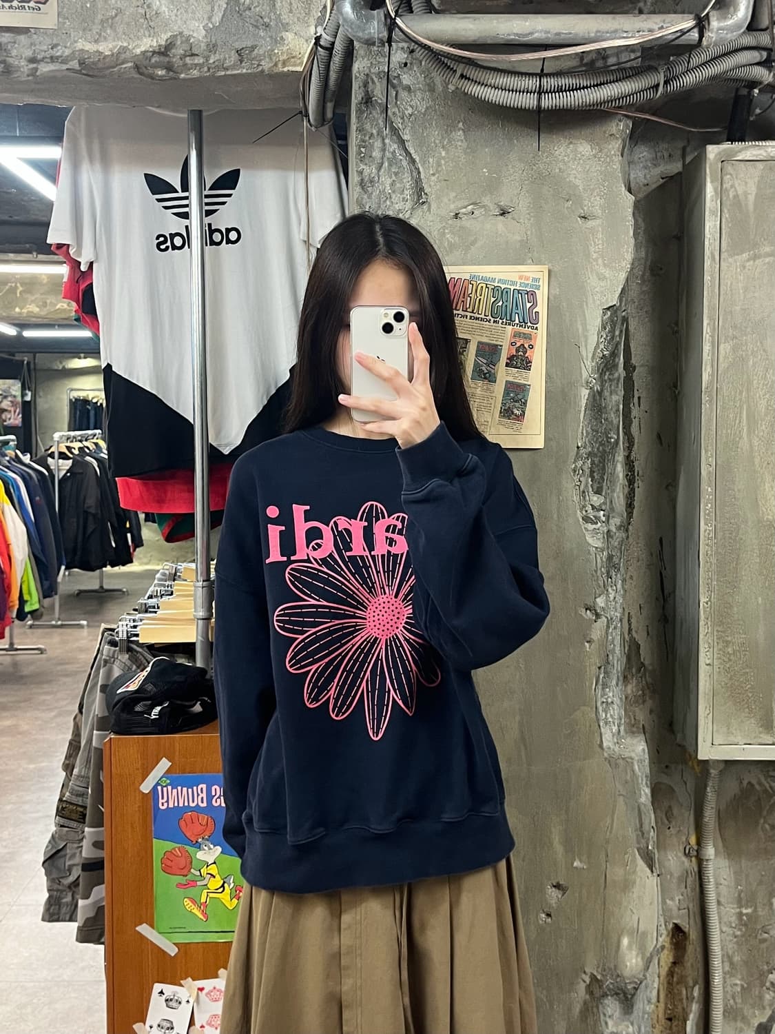 마르디 메르크디 맨투맨 네이비 M #csz1151 상품이미지2
