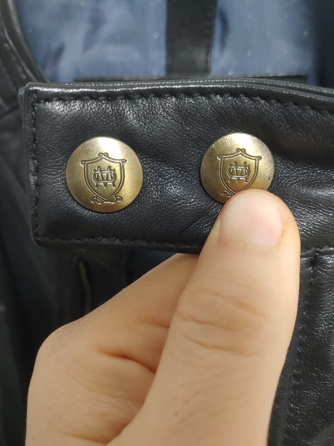 Massimo Dutti 마시모두띠 리얼 양가죽   블랙  차이나카라 자 상품이미지6