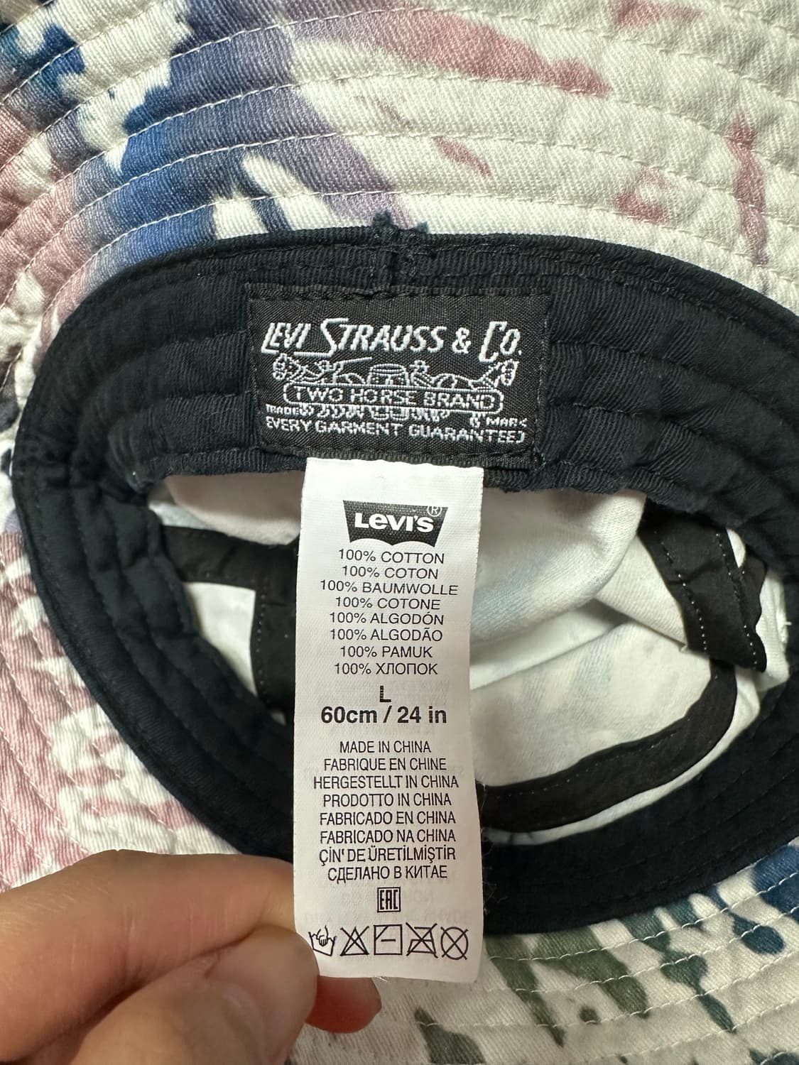 리바이스 타이다이 버킷햇 levis hat 상품이미지9