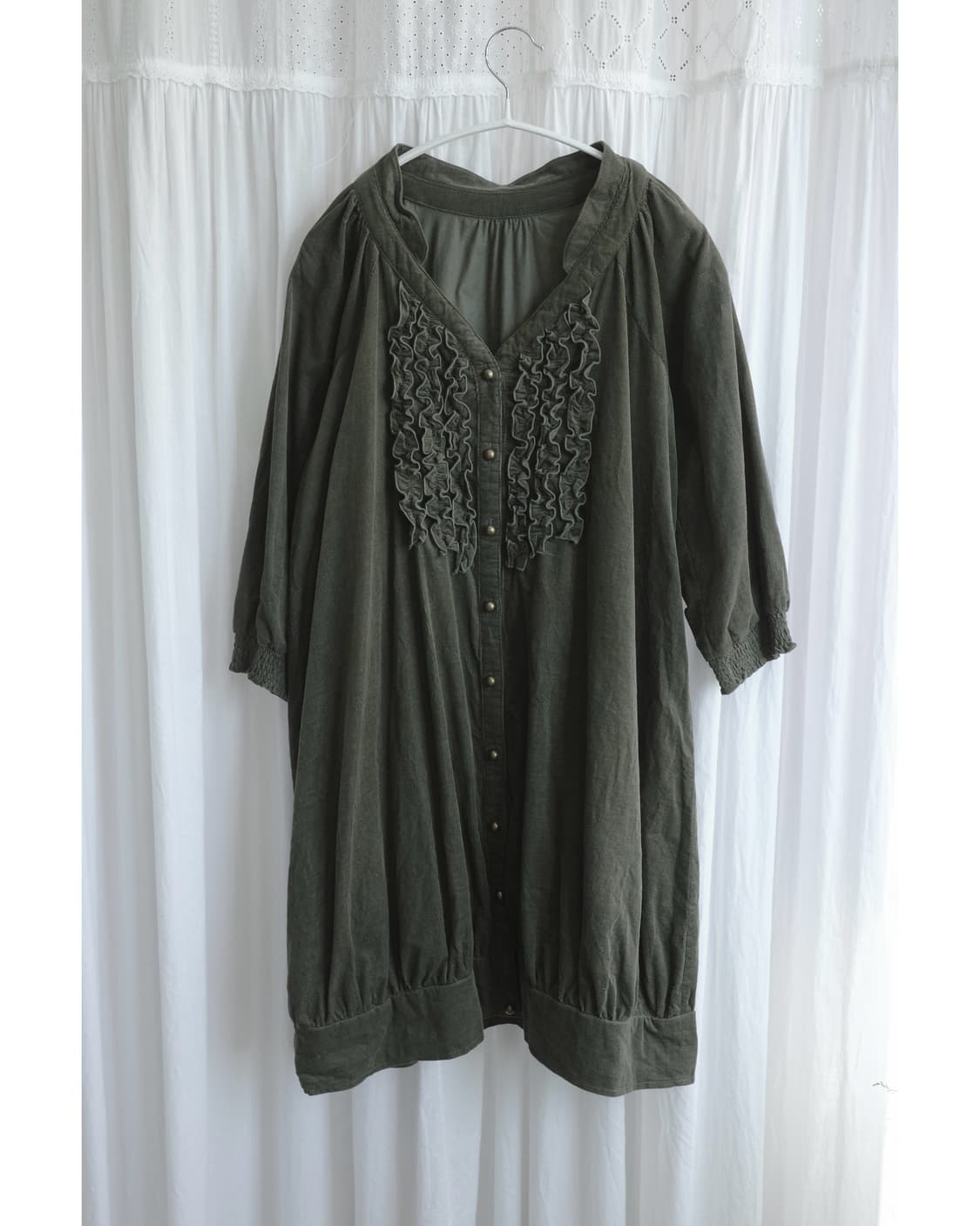 Khaki vintage dress 상품이미지1