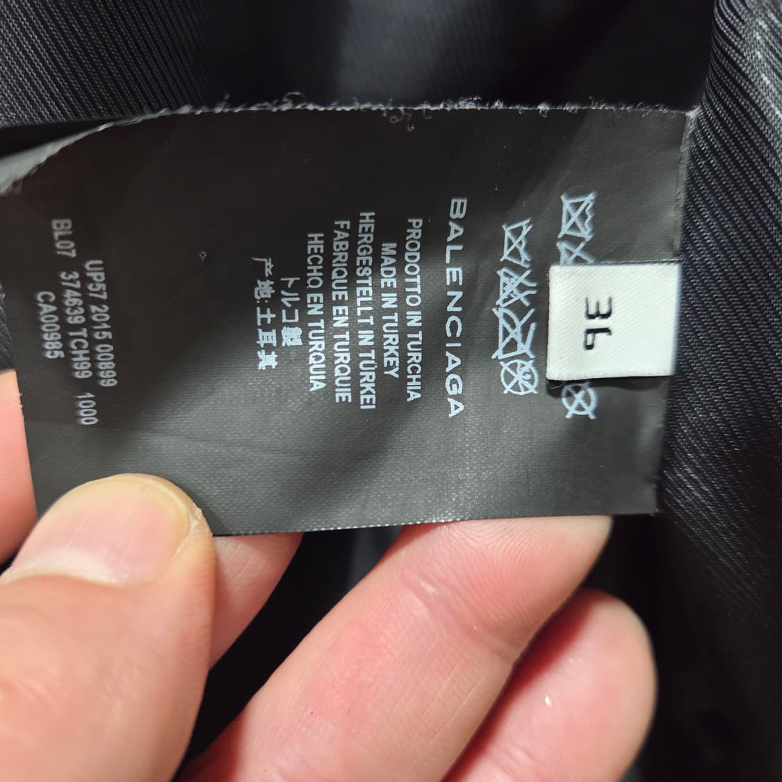 발렌시아가 크롭 라이더 자켓 상품이미지9