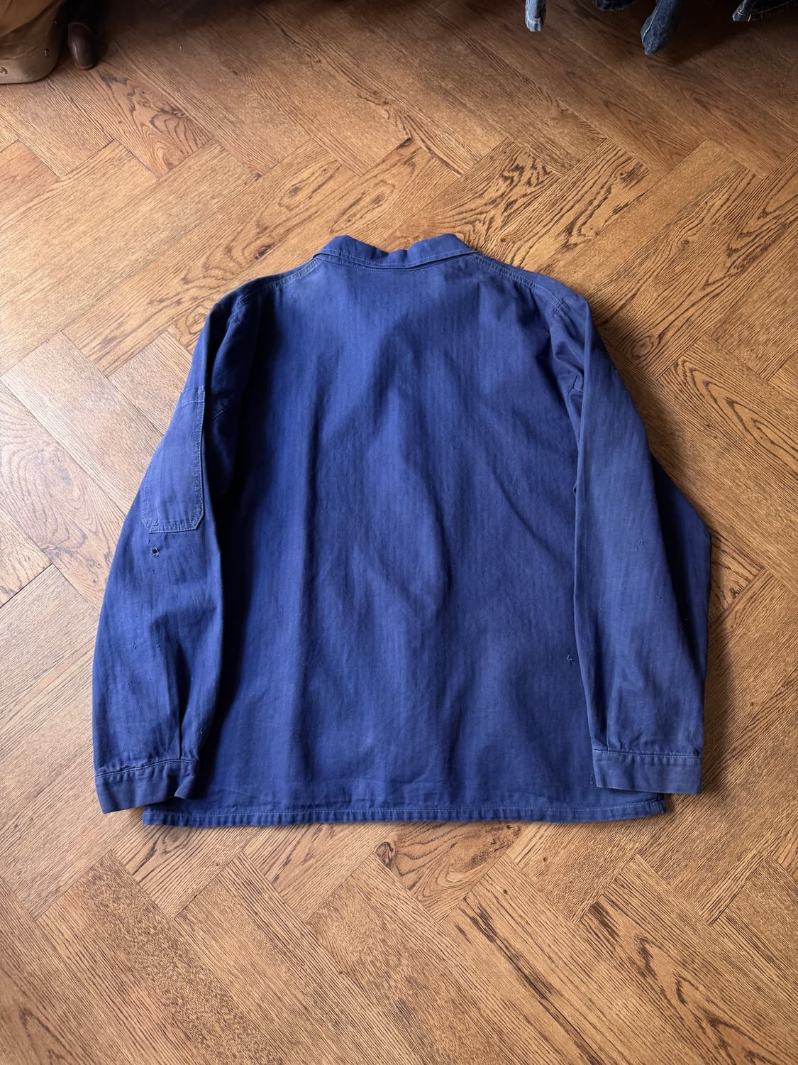 [L]암 포켓 헤링본 트윌 프렌치 워크 자켓 상품이미지7