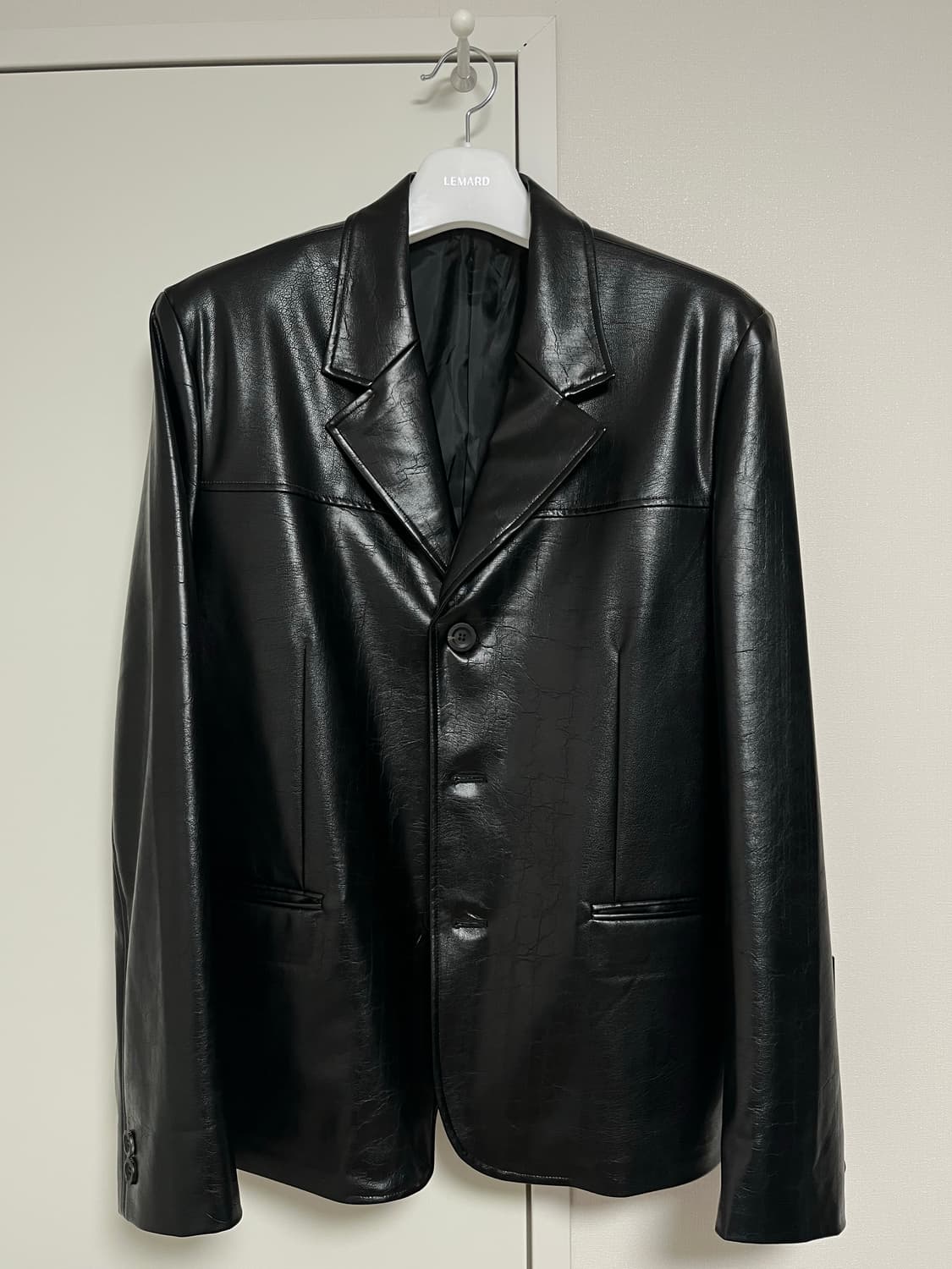 르마드 비건레더 블레이저 상품이미지1