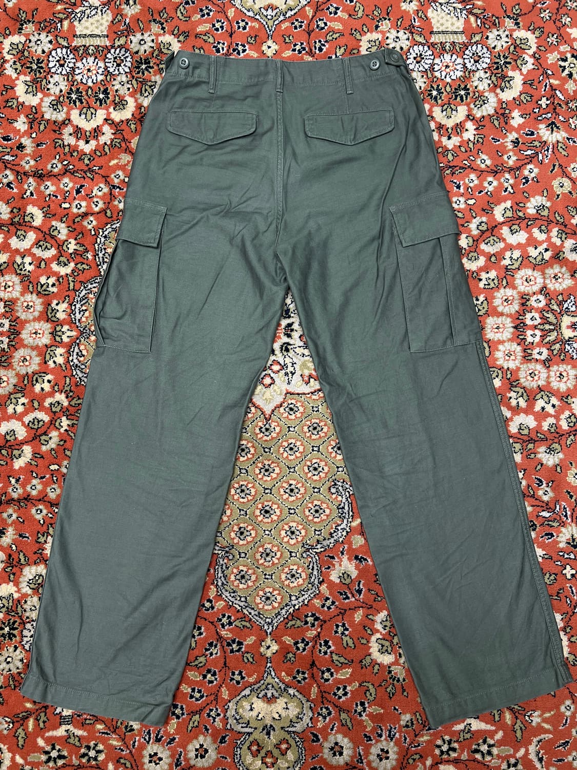 [32] 무신사 스탠다드 카고 필드 팬츠 카키 상품이미지2