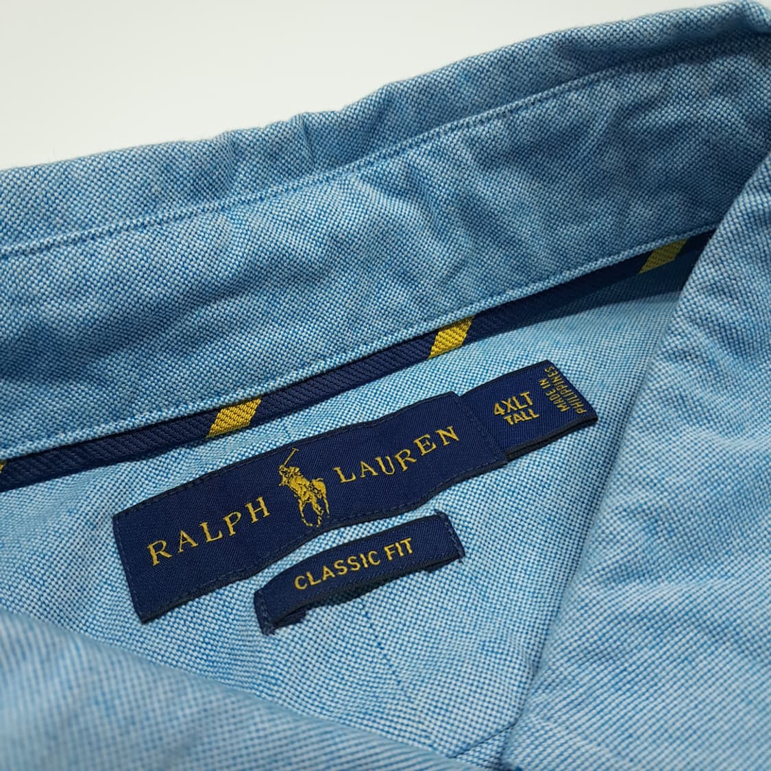 CL442 4XB 폴로 00s 코튼 멀티포니 클래식블루 셔츠 남방 상품이미지3