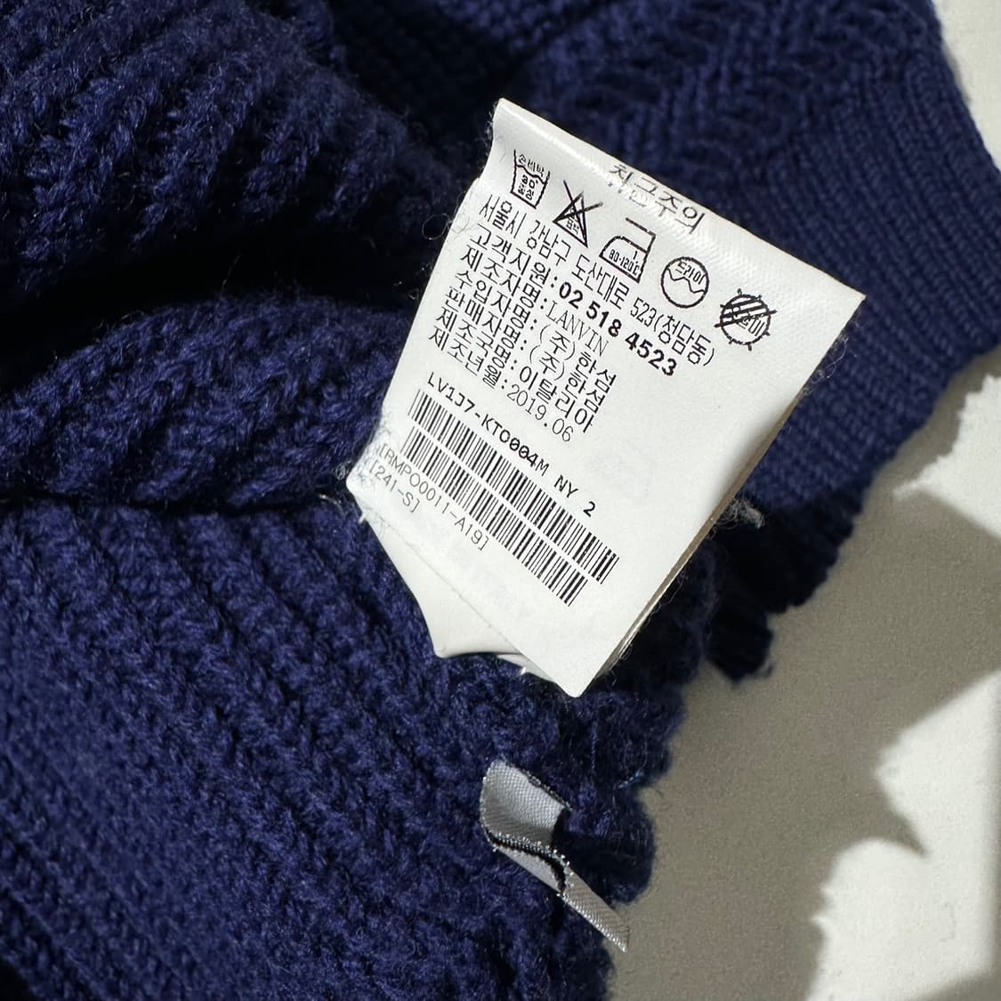 (매장판) 랑방 숄더 버튼 울 라운드 니트 상품이미지8