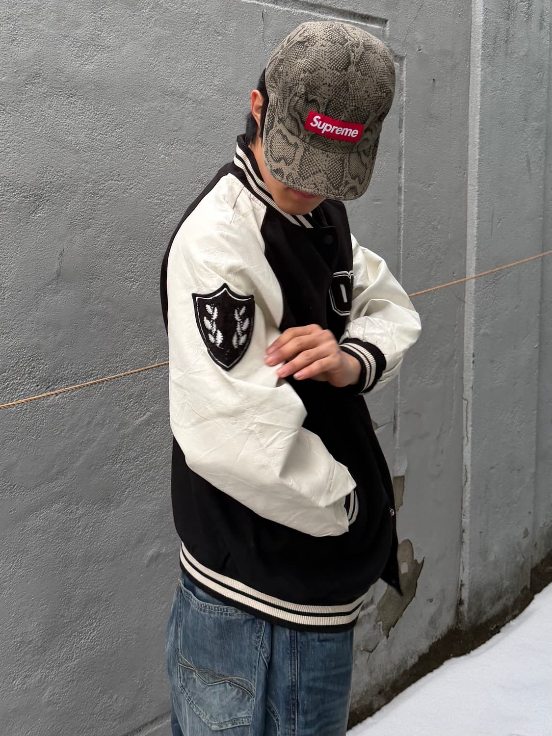 빈티지 바시티 자켓 상품이미지4