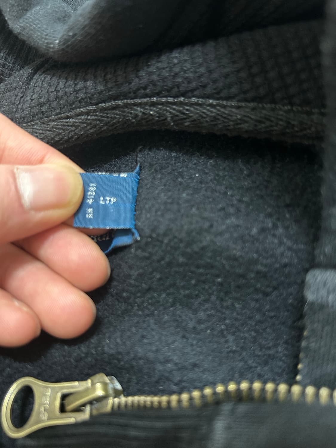 폴로 빅포니 성조기 블랙 후드집업 S 상품이미지5