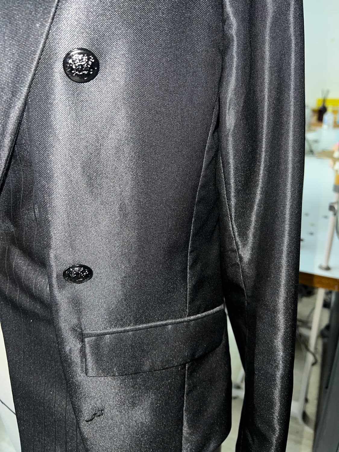 Vice fairy OOs vkei satin double jacket 상품이미지6