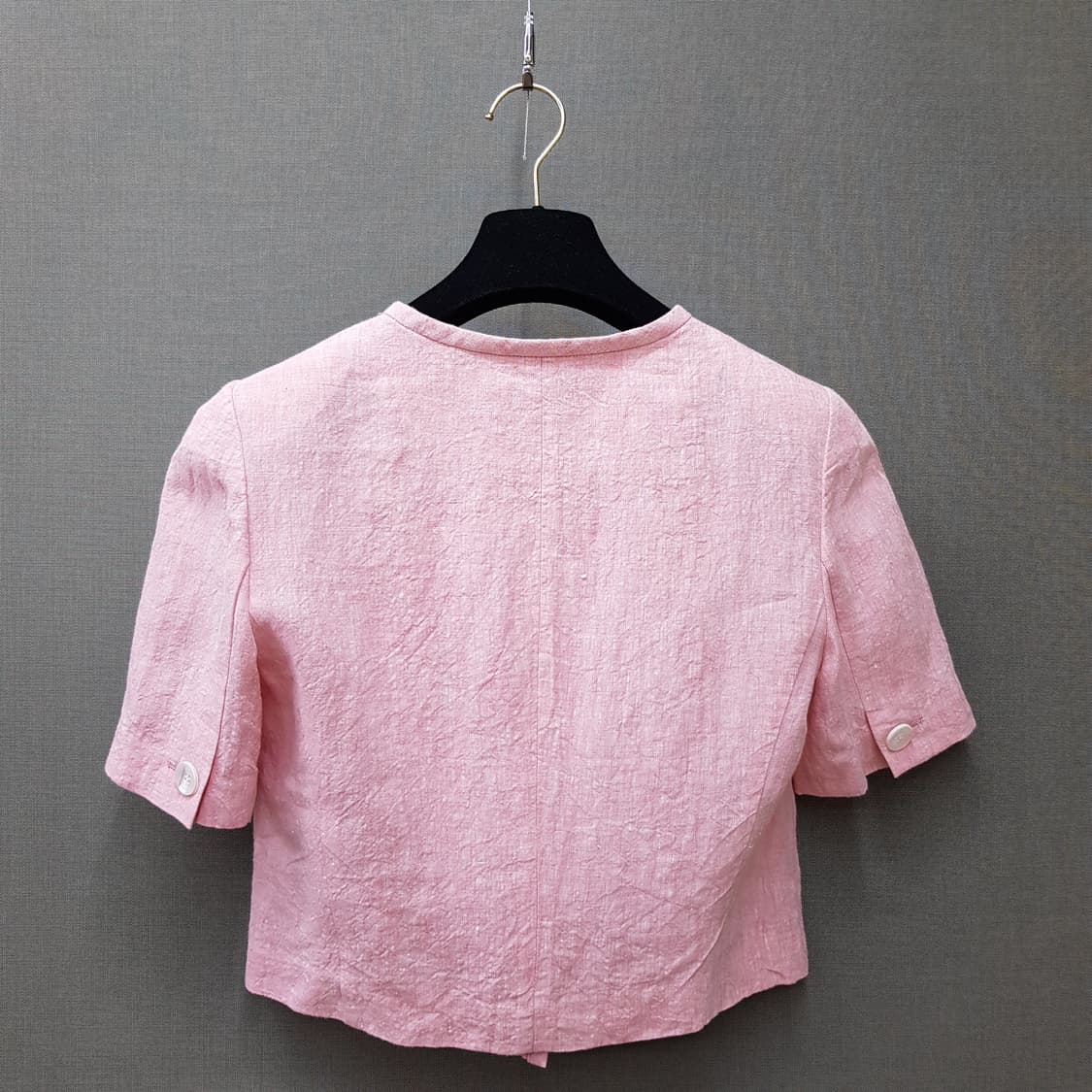 OBZEE 오브제 2023 린넨 숏 자켓 76-90-155사이즈 상품이미지4