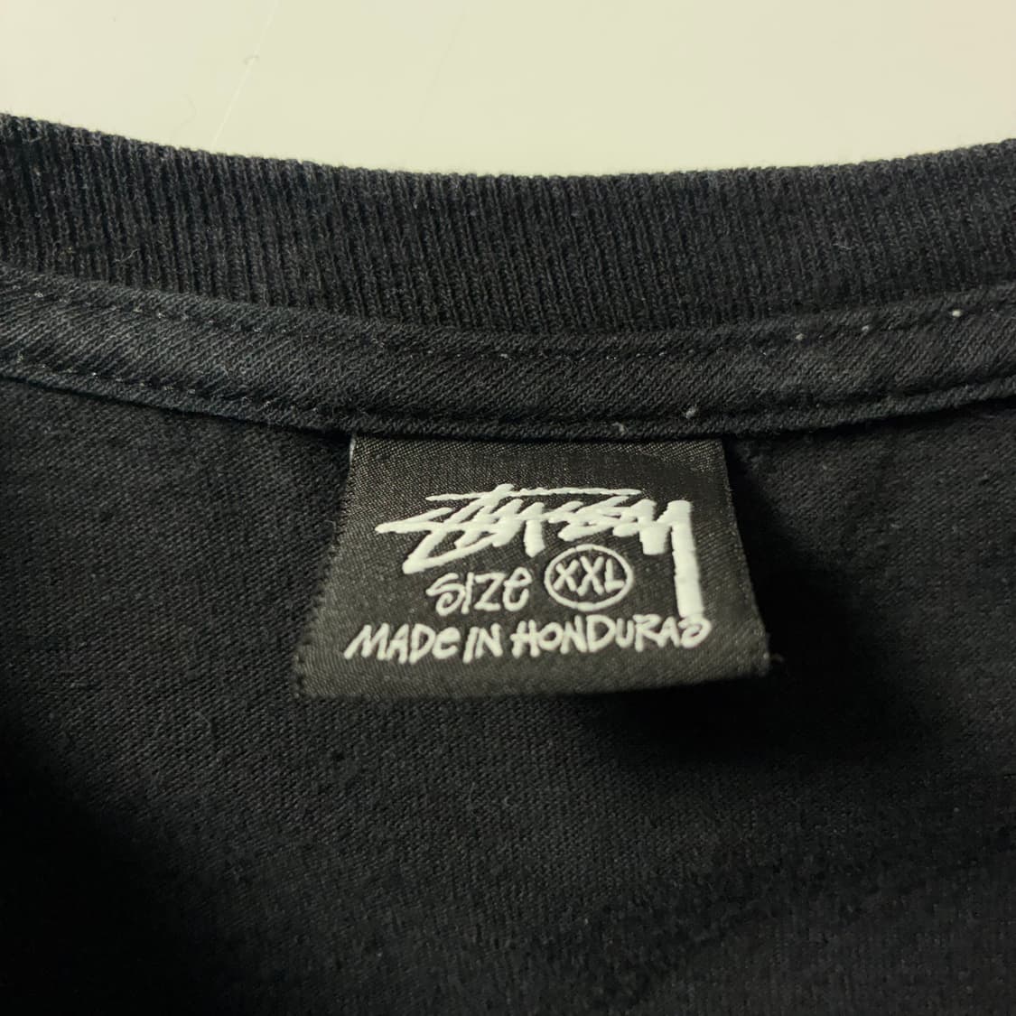 Stussy  스투시 코튼 로우타이드 블랙 반팔 티셔츠  상품이미지6