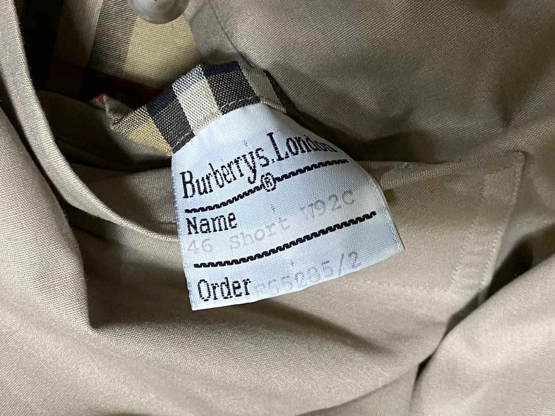 버버리 정품 벨트 코트 베이지 사이즈 100 상품이미지6