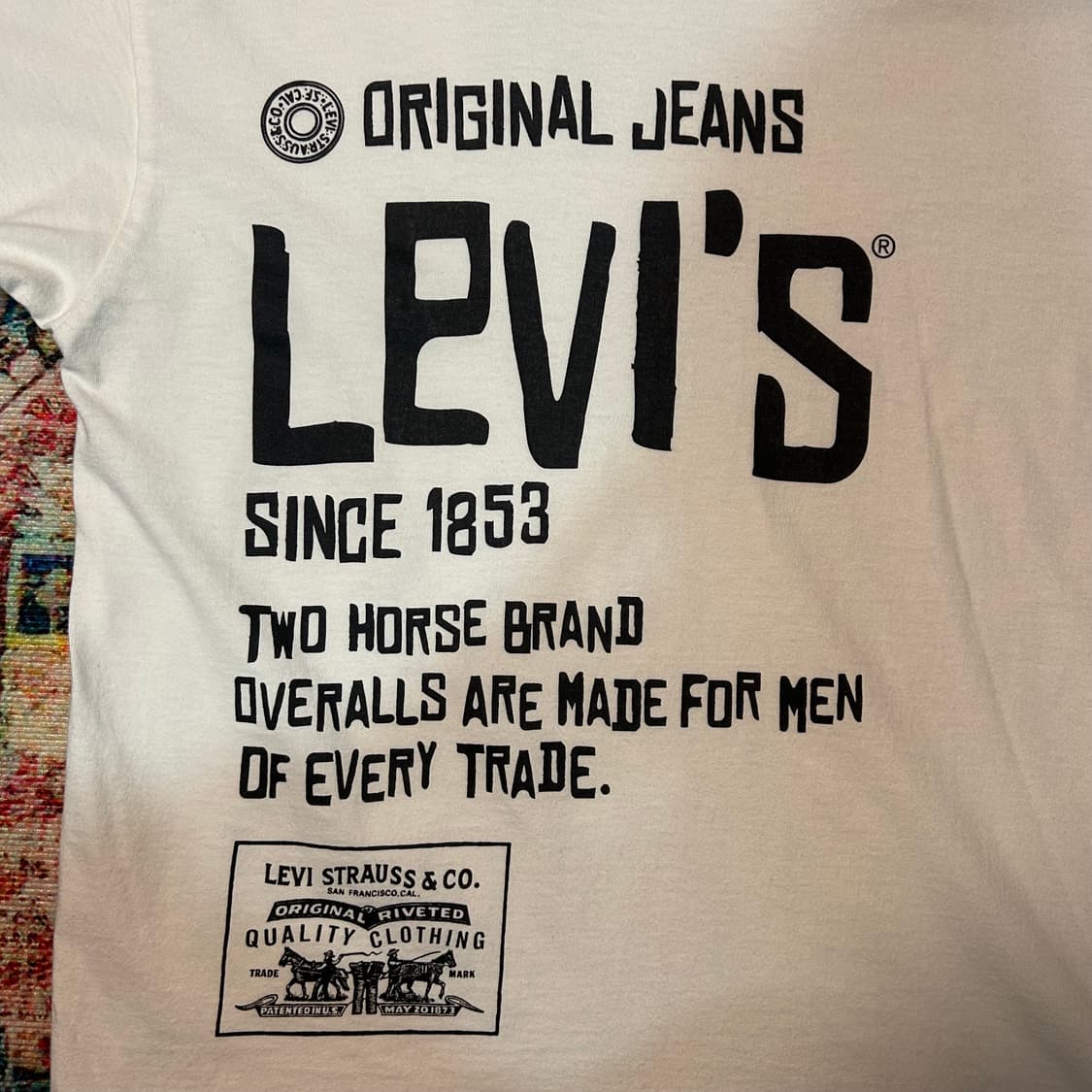 [M] 리바이스 로고 프린팅 반팔 티셔츠 상품이미지2